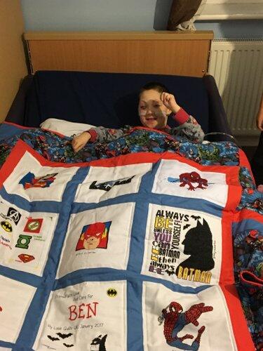 Photo of Ben Ps quilt