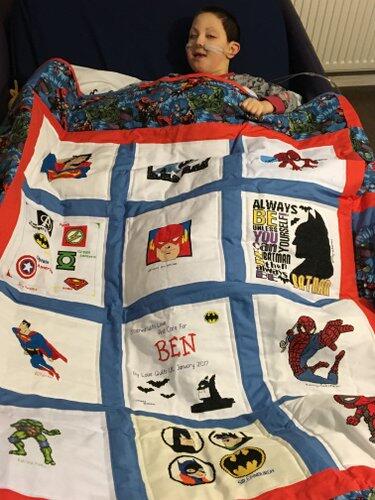 Photo of Ben Ps quilt
