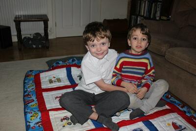 Photo of Brandons quilt