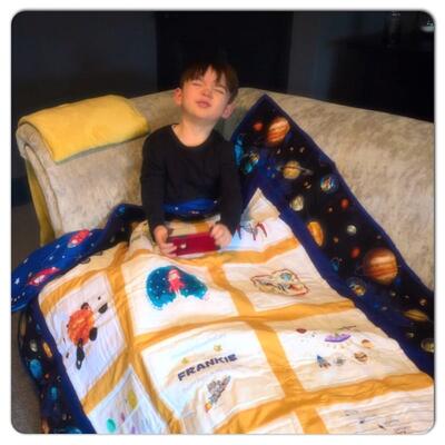 Photo of Frankie Hs quilt