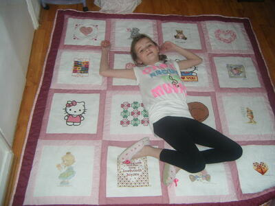Photo of Ellie Bs quilt