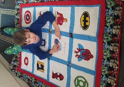 Photo of Jacob Ms quilt