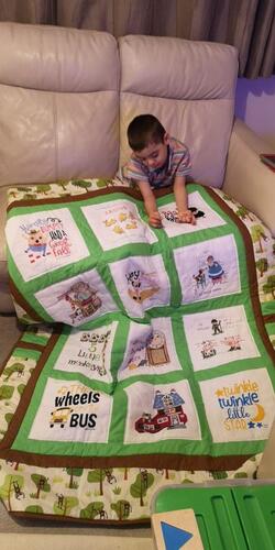 Photo of Jacob As quilt