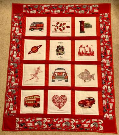 Photo of Elliot Cs quilt