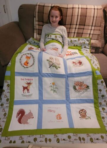Photo of Miley Ds quilt
