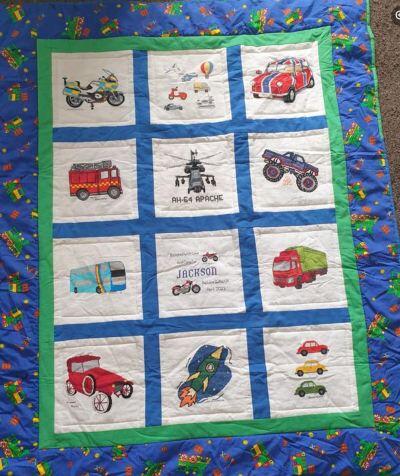 Photo of Jackson Fs quilt