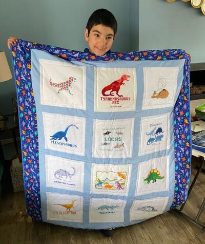 Photo of Lucass quilt