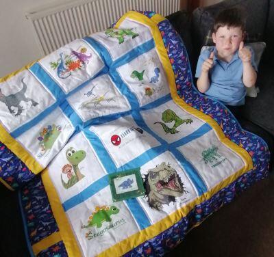 Photo of Charlie Os quilt