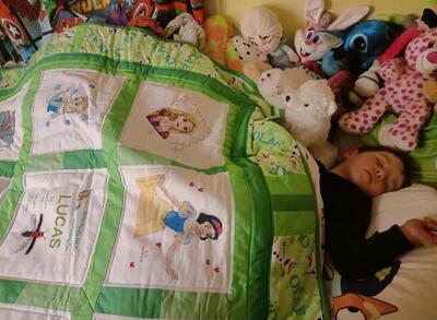 Photo of Lucas Gs quilt