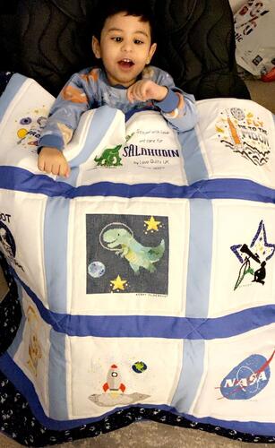 Photo of Salahudin Js quilt