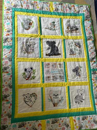 Photo of Thomas Fs quilt
