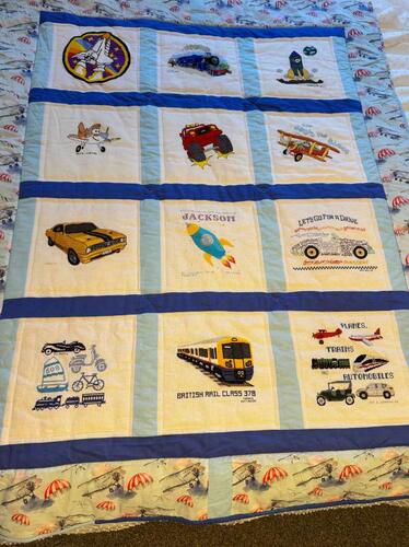 Photo of Jackson Ts quilt