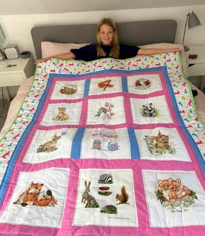 Photo of Eliana Fs quilt