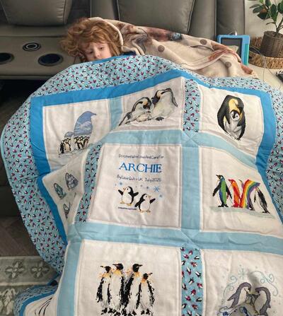 Photo of Archie Es quilt