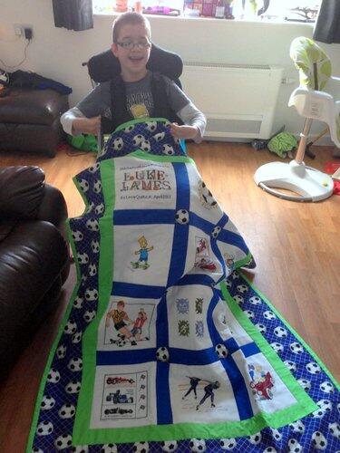 Photo of Luke-Jamess quilt