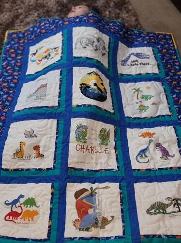 Photo of Charlie Cs quilt