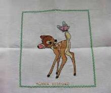 Cross stitch square for Sarah-Grace K's quilt
