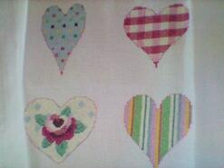 Cross stitch square for Bonnie-Rose's quilt
