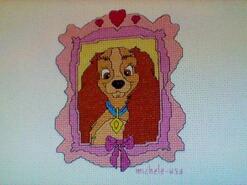 Cross stitch square for (QUILTED) Disney's quilt