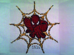 Cross stitch square for Yves B's quilt