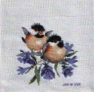 Cross stitch square for Blisse's quilt