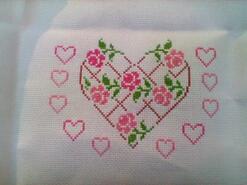 Cross stitch square for Grace-Ellie J's quilt