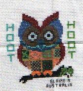 Cross stitch square for Ava-Marie W's quilt