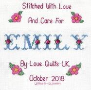 Cross stitch square for Emily S's quilt