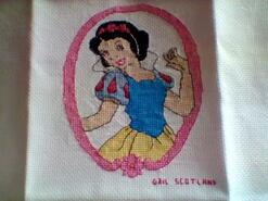 Cross stitch square for Mollie H's quilt
