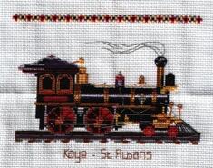 Cross stitch square for Owain's quilt