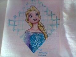 Cross stitch square for Talia W's quilt
