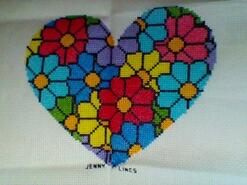Cross stitch square for Lottie S's quilt