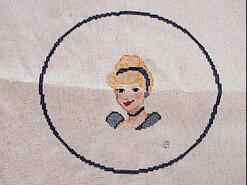Cross stitch square for (QUILTED) Circles 4's quilt