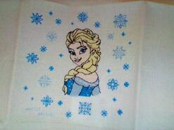 Cross stitch square for Alia M's quilt