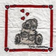 Cross stitch square for Lauryn A's quilt