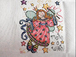 Cross stitch square for Starlea's quilt