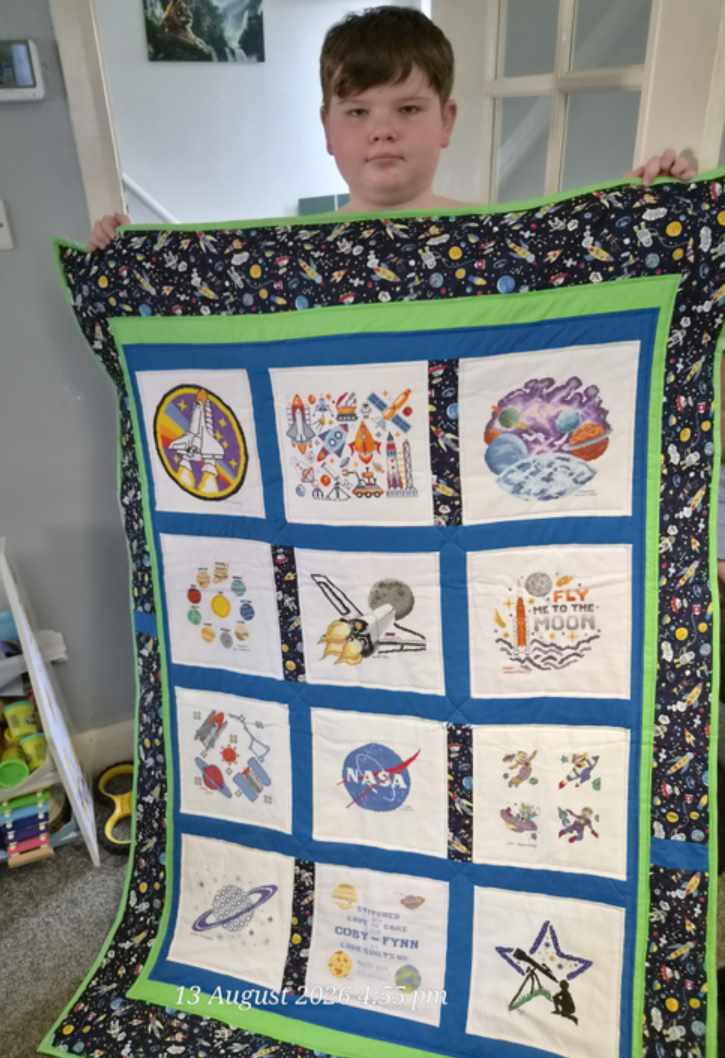 Photo of Coby-Fynn's quilt
