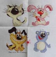 Cross stitch square for Jack B's quilt