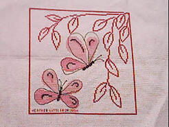 Cross stitch square for Georgina P's quilt