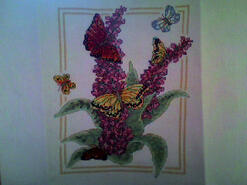 Cross stitch square for Georgina P's quilt