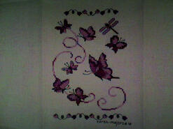 Cross stitch square for Georgina P's quilt