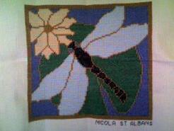 Cross stitch square for Georgina P's quilt