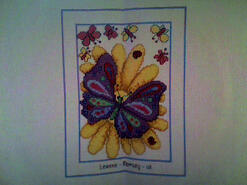 Cross stitch square for Georgina P's quilt
