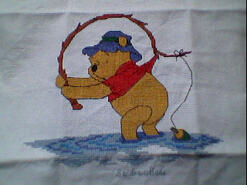 Cross stitch square for Riordan S's quilt