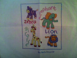 Cross stitch square for Paddy B's quilt