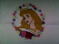 Cross stitch square for Rebecca P's quilt