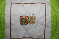 Cross stitch square for Henry A's quilt