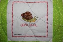 Cross stitch square for Henry A's quilt