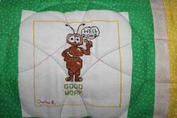 Cross stitch square for Henry A's quilt