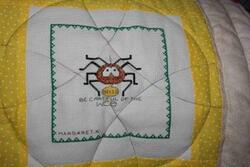 Cross stitch square for Henry A's quilt